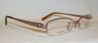 Coach Virginia Gold 50 Eyeglass Frame Eyeglasses New  