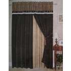   Curtains / Drapes / Panels with Sheer Linen and Valance Set