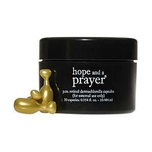  philosophy hope and a prayer pm capsules with retinol and 