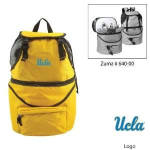 UCLA Bruins NCAA Zuma Insulated Backpack (Yellow) (Embroidered Logo 