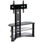 line Madrid TV Stand for 50 Televisions   Piano Black Finish