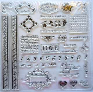 Clear Stamp Set ~LOVE~ by FISKARS  