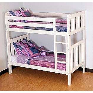 Canwood Alpine II Twin over Twin Bunk Bed with Vertical Ladder/Guard 
