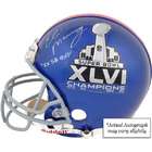 Mounted Memories Eli Manning New York Giants Autographed Riddell Pro 