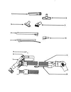 EUREKA Powerteam Motor assembly Parts  Model 6978B 1 