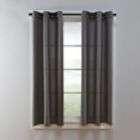 Essential Home Faux Linen Grommet Panel Curtains