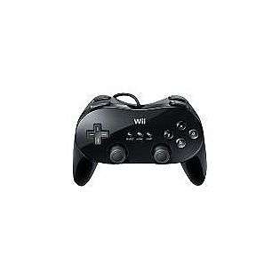 Wii Classic Controller Pro   Black  Nintendo Movies Music & Gaming Wii 