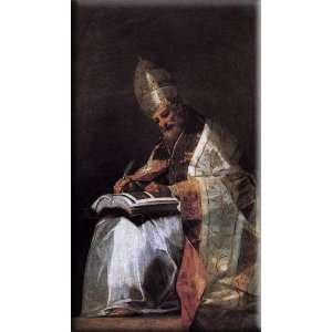 St Gregory 17x30 Streched Canvas Art by Goya, Francisco de