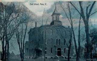 Pana IL Illinois   EAST SCHOOL   early postcard   2792  