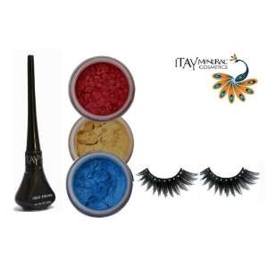 ITAY Mineral Cosmetic 3 Stack Eye Shimmer Caribbean Samba Kit (2.5g 