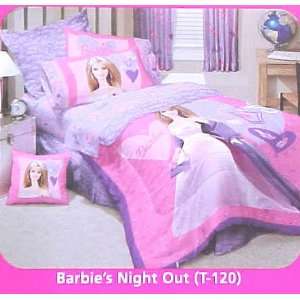 Barbie Night Out Full Size Bedskirt Bedruffle:  Home 