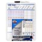 The Board Dudes Dry Erase Board, Magnetic, Chore Chart, 1 board