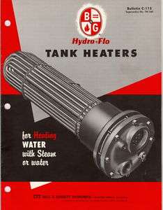 ITT Bell & Gossett Catalog Hydro Flo Tank Heaters B&G  