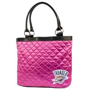  NBA Oklahoma City Thunder Pink Quilted Tote: Sports 
