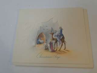 VINTAGE 50s CHRISTMAS GREETING CARDS UNUSED~RELIGIOUS c  