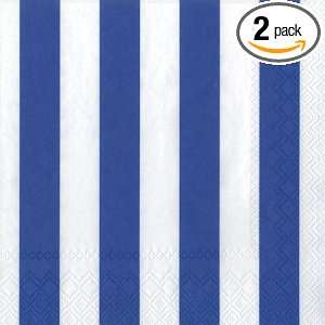  Ideal Home Range 3 Ply Paper Lunch Napkins, Dark Blue and 