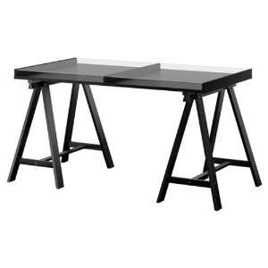  Ikea Vika Gruvan Desk with 2 Lilleby Trestles/legs