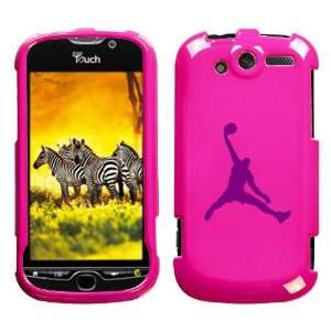  HTC MYTOUCH 4G PURPLE AIR JORDAN ON A PINK HARD CASE COVER 