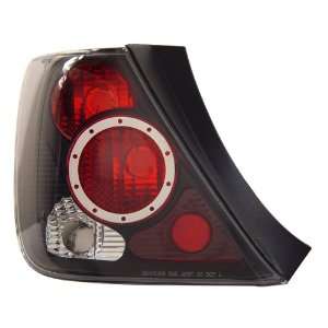  HONDA CIVIC 02 05 TAIL LIGHTS 3DR JDM BLACK: Automotive