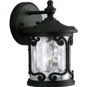   Augusta Collection Forged Black 1 light Wall Lantern