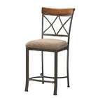 Powell Company 24H Counter Height Stool with Upholstered Seat in 