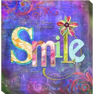  Smile Fashion by Connie Haley Gallery Wrapped Custom 