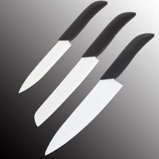 New Black 5+6+7 Cutlery Ceramic Knives knife Set  