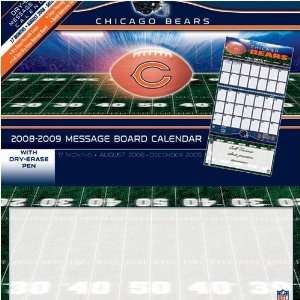   Chicago Bears NFL 17 Month Message Board Calendar: Sports & Outdoors