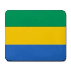  Gabon Flag Mouse Pad