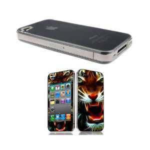  Bundle Monster TPU Clear Case Cover + Skin Art Decal 