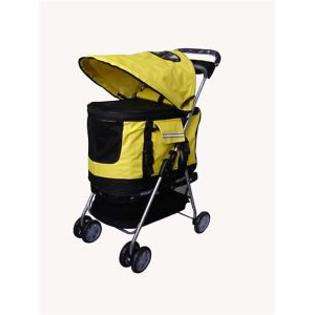   Yellow Ultimate 4 In 1 Pet Stroller/Carrier/Car Seat at 