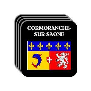 Rhone Alpes   CORMORANCHE SUR SAONE Set of 4 Mini Mousepad Coasters