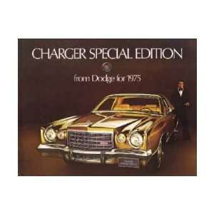  1975 DODGE CHARGER Sales Brochure Literature Book 