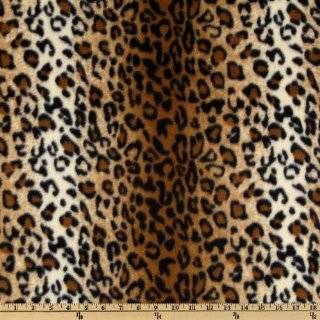  44 Wide Leopard Print Pink Fabric By The Yard: Arts 