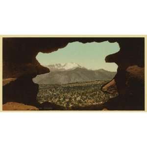   Reprint of Pikes Peak from Gateway, Colorado