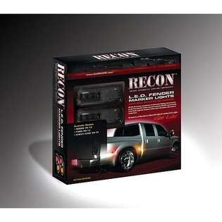 Recon Dodge 10 12 RAM Dually Fender Lenses (4 Piece Set) w/ 2 Red L.E 
