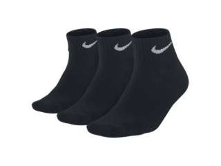 Nike Store. Nike Dri FIT Half Cushion Quarter Socks (Medium/3 Pair)