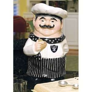 Oakland Raiders NFL Chef Cookie Jar