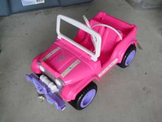 1987 Mattel Pink Barbie Jeep LOOK  