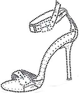 Rhinestone Transfer/High Heel Shoe,/Fashion Shoes  