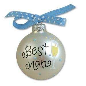  Personalized Best Man Ornament Small