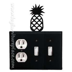 Wrought Iron Pineapple Triple Outlet/Switch/Switch Cover