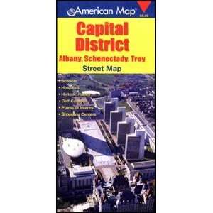  American Map 513082 Capital District Street Map