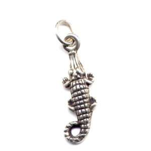  Alligator Charm Sterling Silver Jewelry 