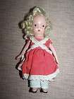 Vintage Nancy Ann STROYBOOK doll ~ blonde w/ red dress