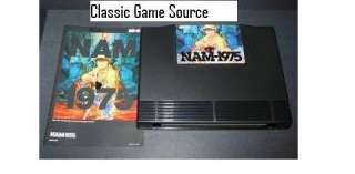NAM 1975 for Neo Geo Home AES Console Cart &instruc  