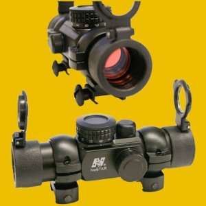 NcStar 1X30 Tactical Red Dot Rifle Scope:  Sports 