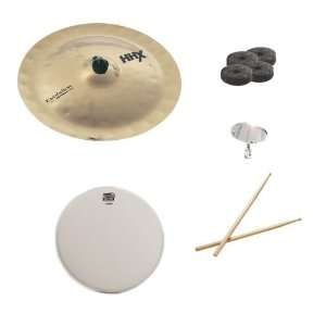   Chinese Brilliant Finish Pack with Snare Head, Drumsticks, Drum Key
