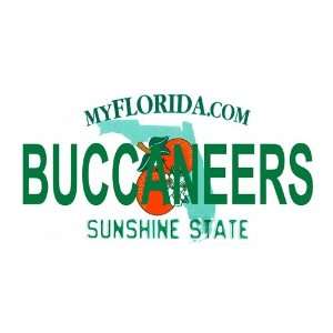   State Background License Plates   Buccaneers: Sports & Outdoors