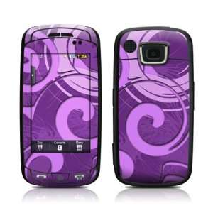Purple Swirl Design Protective Skin Decal Sticker for Samsung 